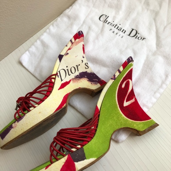 SOLD! Vintage Dior Platforms - Picture 3 of 6
